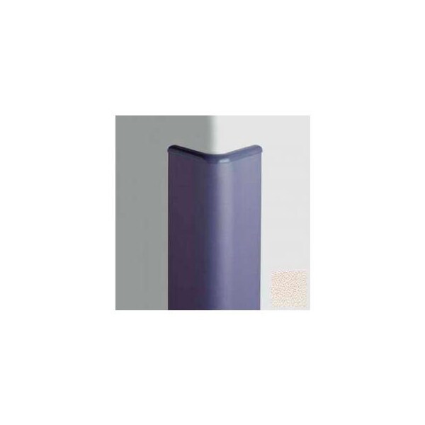 Pawling Surface Mounted Corner Guard Bullnose 90Deg, 3'' Wings, 12'H W/Caps, Pumice CG-30-12-411 - main